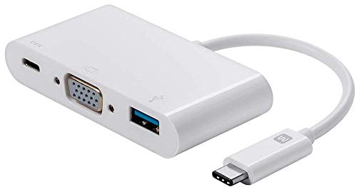 Hub Tipo C (M) X VGA USB 3.0 Tipo C (F)