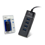 Hub USB 3.0 4 Portas 5.0 Gbps Preto Hb-T81