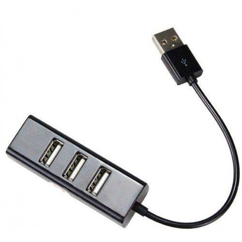 Hub USB 2.0 4 Portas Alta Velocidade Pendrive Mouse Teclado