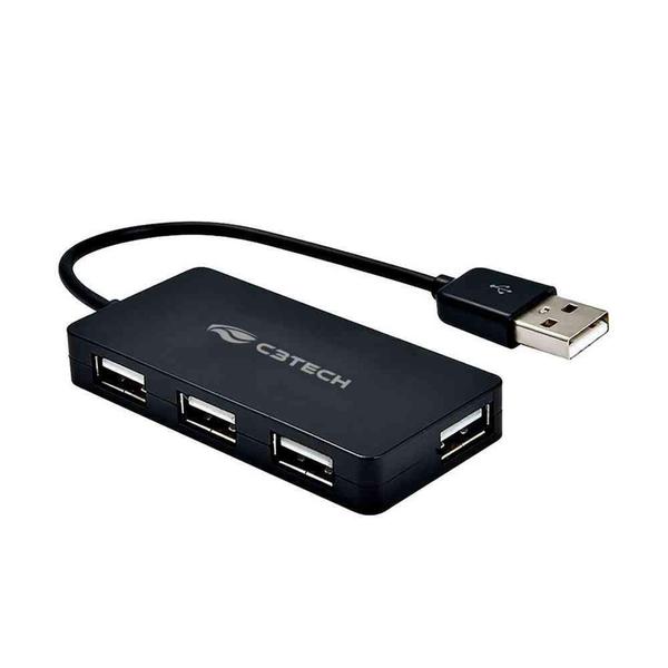 Hub USB 2.0 4 Portas HU-220BK C3Tech - C3-Tech