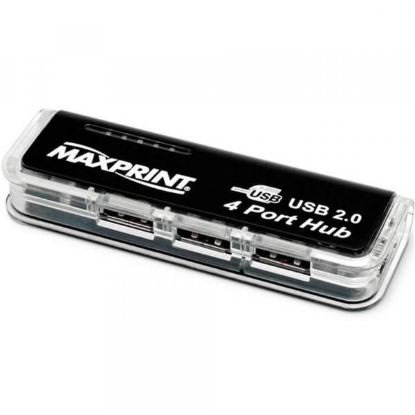 Hub USB 2.0 4 Portas Maxprint - 602458