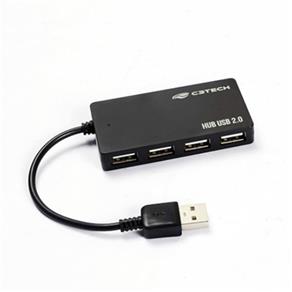 HUB USB 2.0 HU-210 4 Portas USB 2.0 480 Mbps C3 Tech