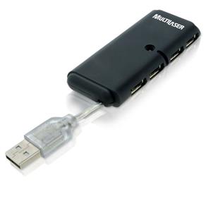 Hub USB 2.0 Slim 4 Portas - Multilaser
