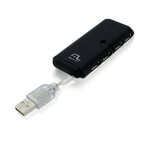 Hub USB 4 Portas Slim Multilaser Ac064