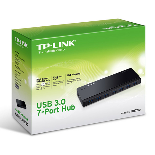 Hub Usb 7 Portas Tp-Link Uh700 Usb 3.0 5gbps (000002662459)