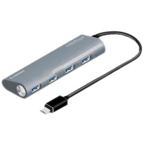 Hub USB-C Superlead 4 Portas USB 3.1 Comtac 9339