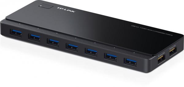 HUB USB TP-Link UH720 com 7 Portas USB 3.0 - Preto