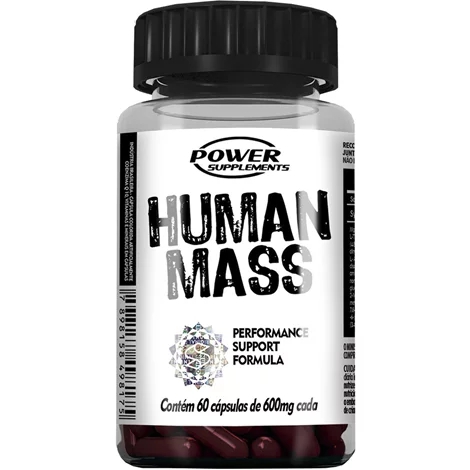Human Mass 60 Cápsulas 600mg Power Suplements - Power Supplements