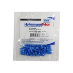 Identificador para cabos HellermannTyton 5 números 100 unidades azul
