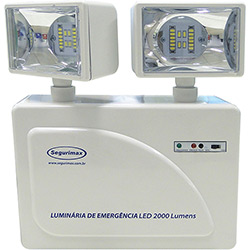 Tamanhos, Medidas e Dimensões do produto Iluminação de Emergência Segurimax Autônoma 2000 Lumens