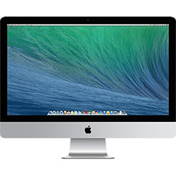 IMac Apple MF886BZ/A Processador Intel Core I5 Quad Core de 3,5GHz 8GB 1TB Tela Retina 5k 27 OS X Yosemite - Prata