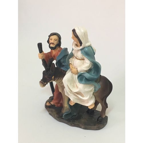 Tudo sobre 'Imagem Escultura Nossa Senhora Grávida de Resina Importada da Itália Manto Azul Santini Christmas'