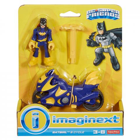 Imaginext Batgirl e Moto Fisher Price - Mattel