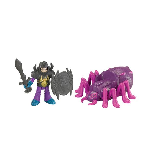 Imaginext - Guerreiros do Castelo - Cavaleiro e Aranha - Mattel