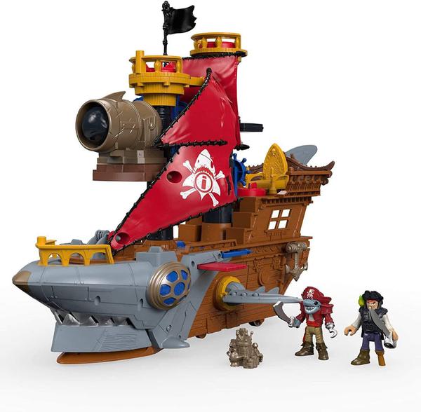 Imaginext Navio Pirata de Tubarão DHH61 - Mattel