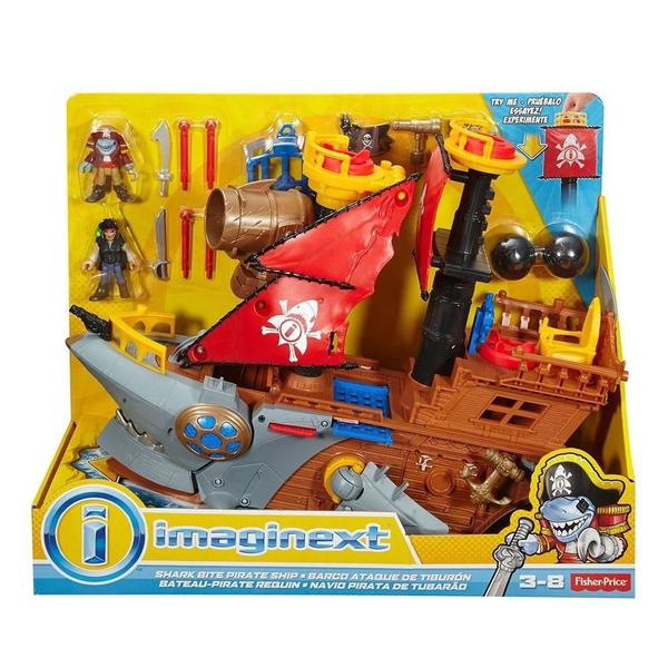 Imaginext Navio Pirata de Tubarão Mattel