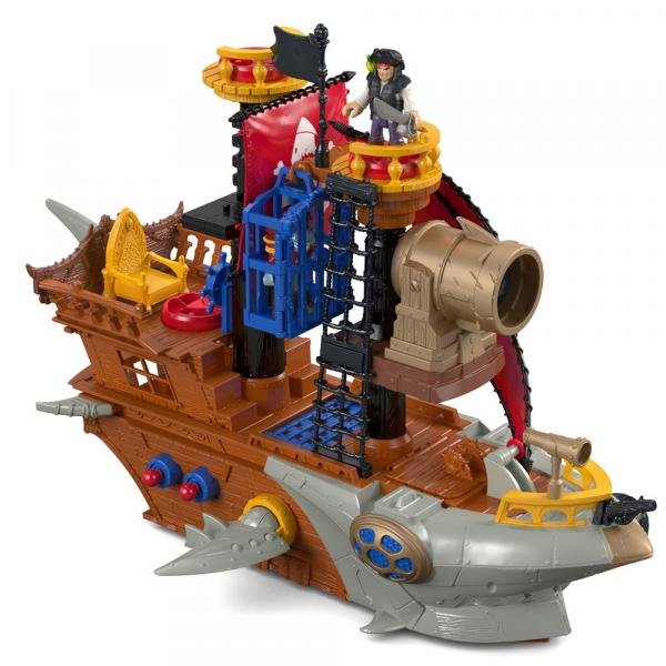 Imaginext - Navio Pirata Tubarão - Mattel