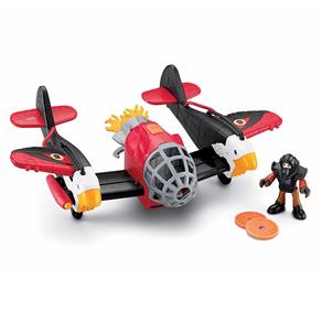 Imaginext Super Aviões Sky Racer Águia - Mattel