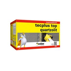 Impermeabilizante Tecplus Top 4kg Quartzolit Weber Quartzolit