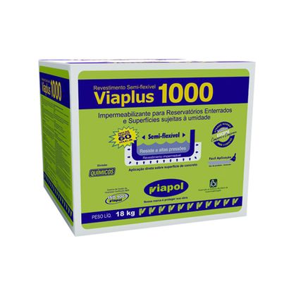 Impermeabilizante Viaplus 1000 18kg 18 Kg