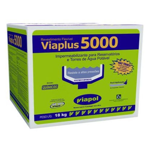 Impermeabilizante Viaplus Viapol 5000 Caixa com 18kg
