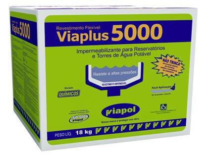 Impermeabilizante Viaplus Viapol 5000 Caixa com 18Kg