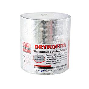 Impermeabilzante Fita 0,15 X 10 M Dryko Alumínio Rolo