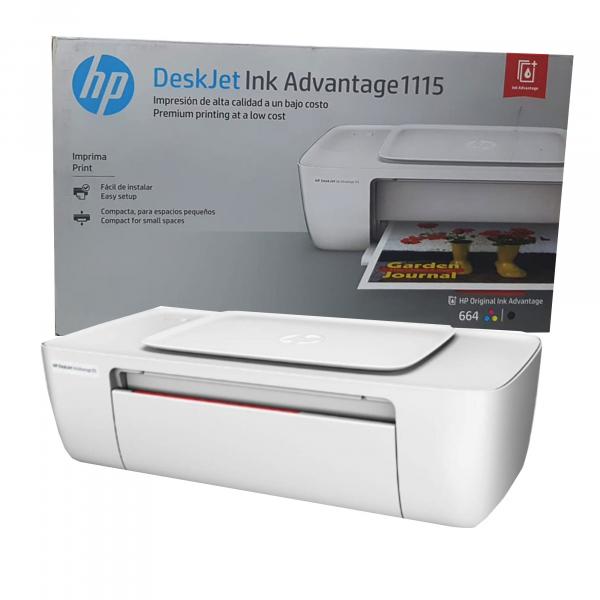 Impressora Colorida Hp 1115 Deskjet Ink Advantage C/cabo Usb