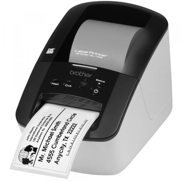 Impressora de Etiquetas Térmica para Etiquetas QL700 Brother