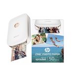 Impressora Fotográfica para Smartphone HP Sprocket 100 Colorida WiFi