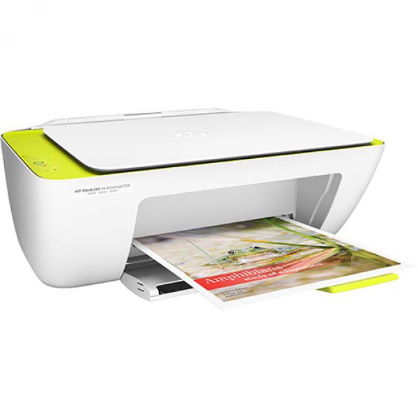 Impressora HP Multifuncional DeskJet 2136 Branco/Verde