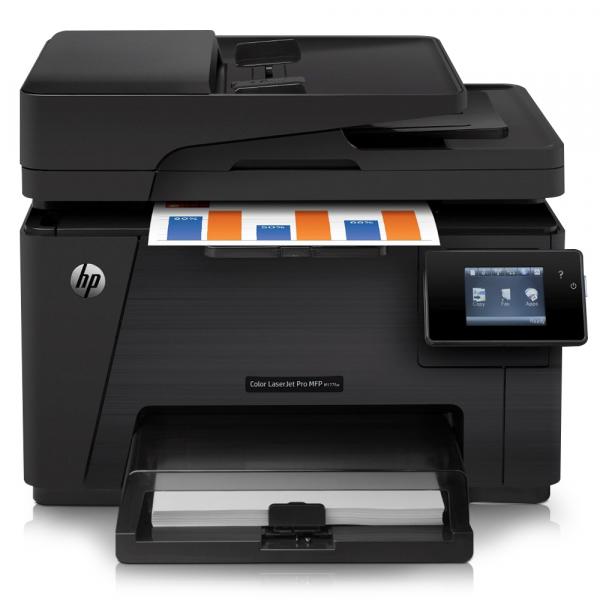 Impressora Multifuncional HP Color LaserJet Pro M177FW Laser