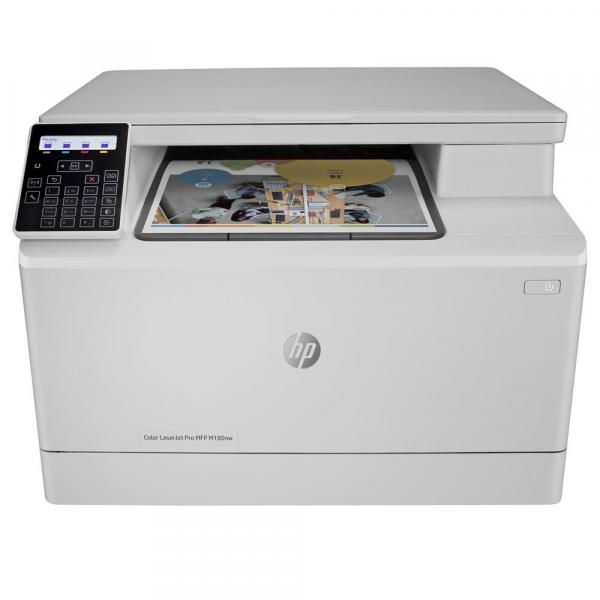 Impressora Multifuncional HP Color LaserJet Pro M180nw T6B74A