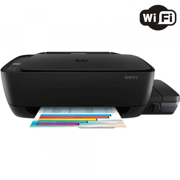 Impressora Multifuncional HP DeskJet GT 5822 Tanque de Tinta Colorida Wireless Bivolt