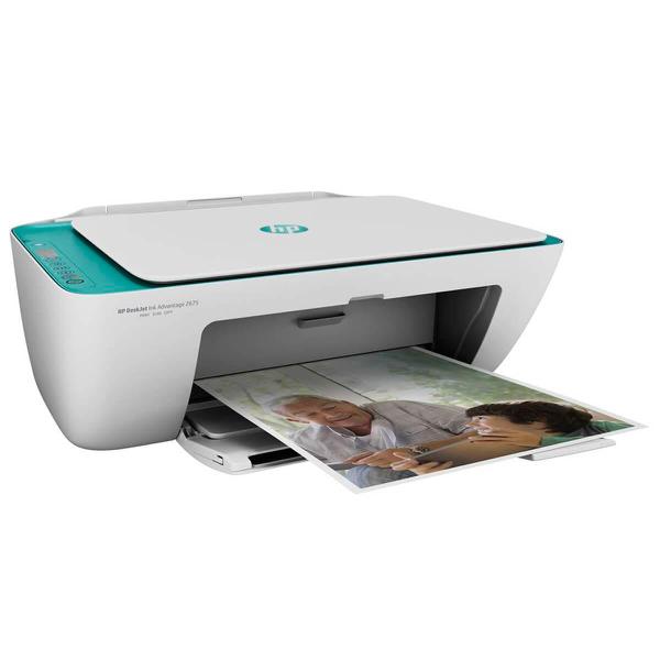 Impressora Multifuncional HP DeskJet Ink Advantage 2676 com Impressora, Copiadora, Scanner e Wireles