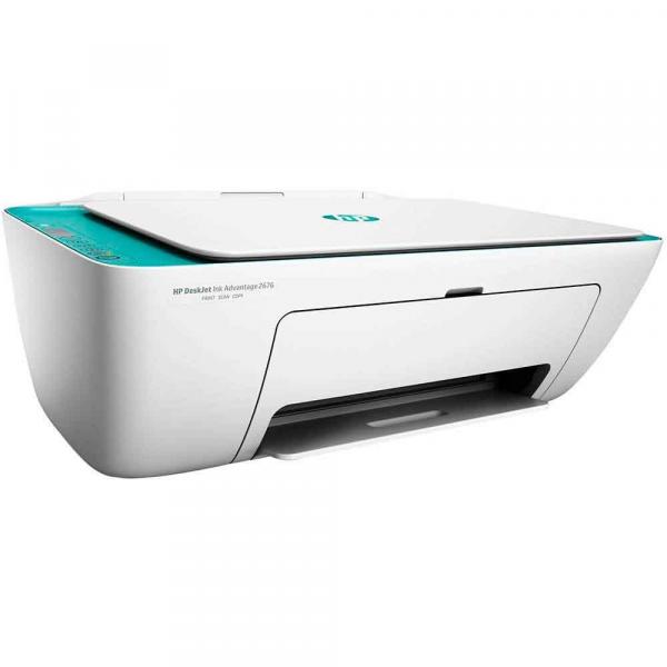 Impressora Multifuncional HP Deskjet Ink Advantage 2676 Jato de Tinta Wi-Fi Colorida USB