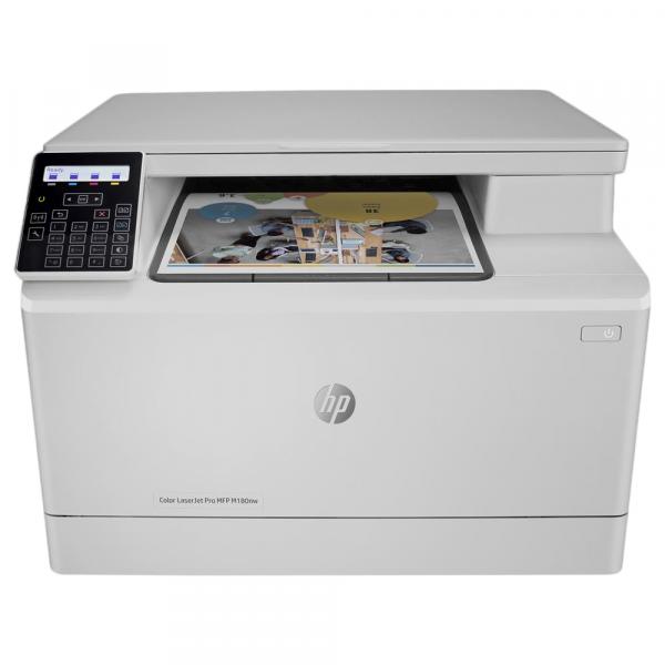Impressora Multifuncional HP Pro M180NW Laser Jet Colorida 110V