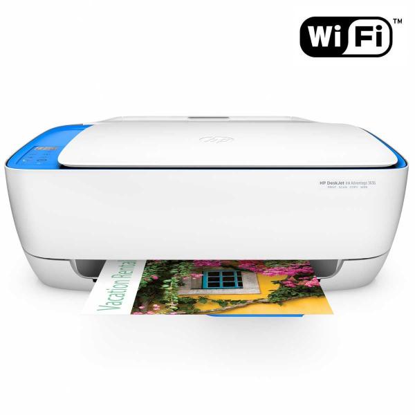 Impressora Multifuncional WiFi HP DeskJet Ink Advantage 3636