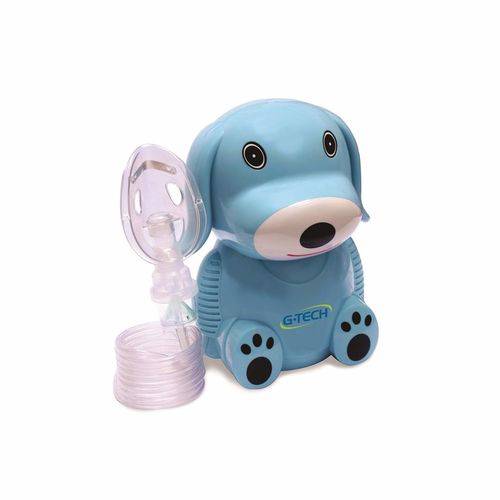 Tudo sobre 'Inalador Azul G-tech Bivolt Nebulizador Superflow Plus C/ Mascara Infantil Nebdog'
