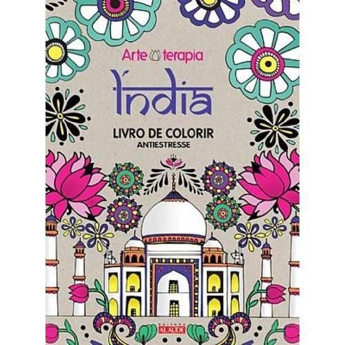 India - Livro de Colorir Antiestresse  (Arteterapia)