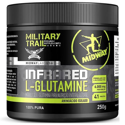 Infrared L-Glutamina - Midway - 250g Military Trail