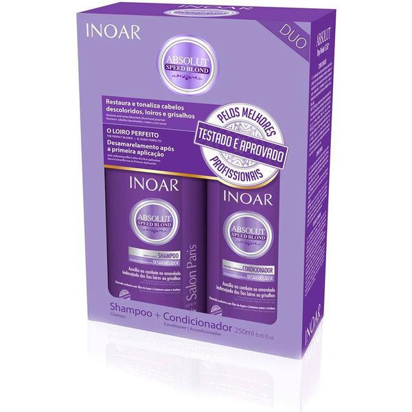 Inoar - Kit Speed Blond Shampoo + Condicionador 250ml