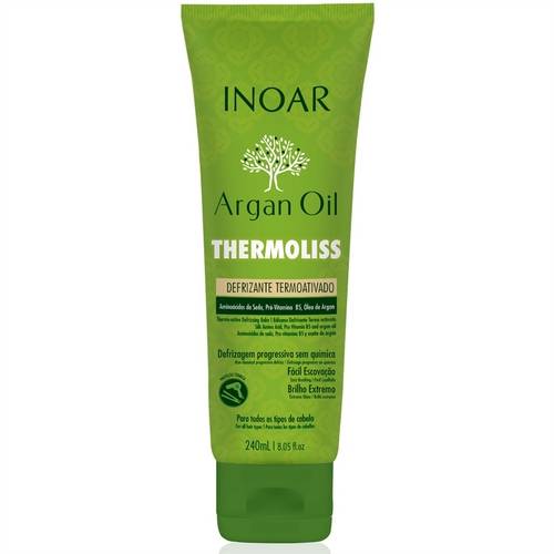 Inoar Argan Oil Thermoliss - Defrizante Termoativado 240ml