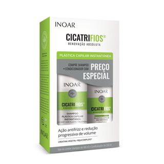 Inoar Cicatrifios Kit - Shampoo + Condicionador Kit