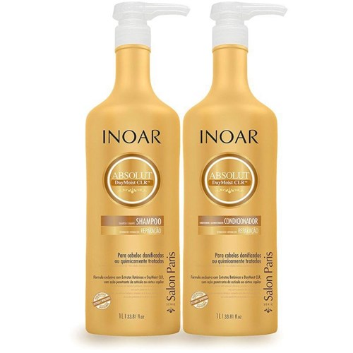 Inoar Kit Absolute Daymoist - Shampoo e Condicionador 1000Ml