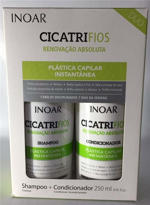 Inoar -Kit Cicatrifios Shampoo e Condicionador