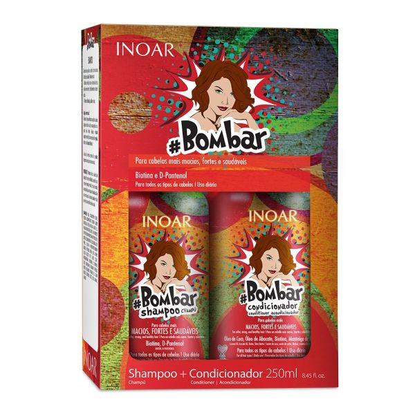Inoar Kit Duo Bombar Shampoo + Condicionador 250ml