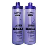 Inoar Kit Shampoo + Condicionador Inoar Matizador Blond 3d Oxyfree