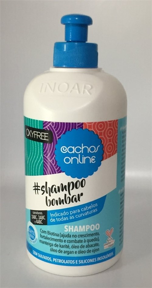 Inoar Oxyfree #shampoo Bombar- Cachos Online - 300Ml