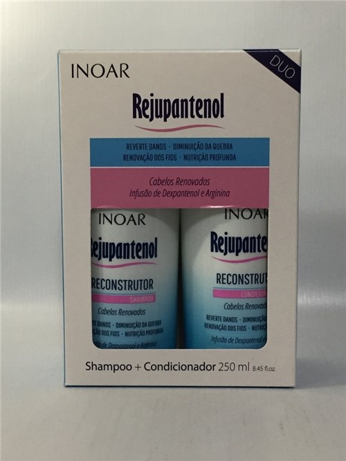 Inoar Rejupantenol Duo Shampoo e Condicionador 250Ml